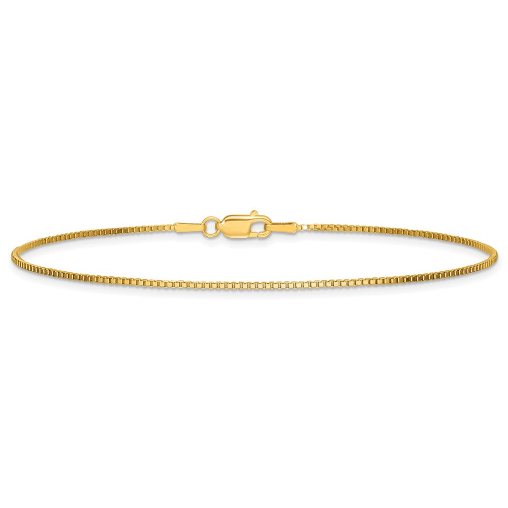 Gold (10K & 14K) Box Chain — 1.05 mm
