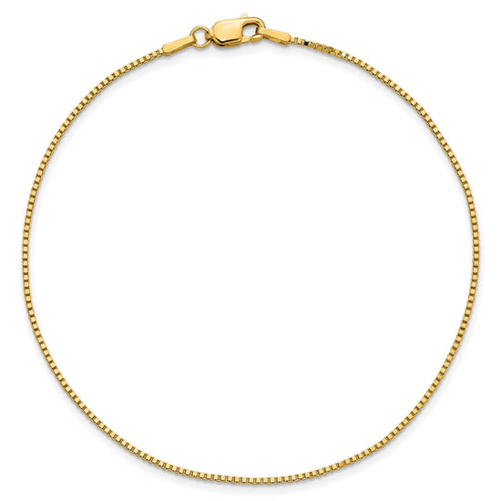 Gold (10K & 14K) Box Chain — 1.05 mm