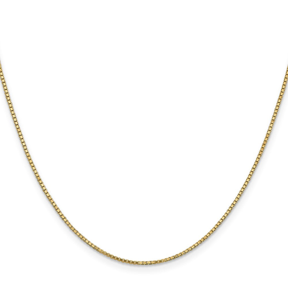Gold (10K & 14K) Box Chain — 1.1 mm