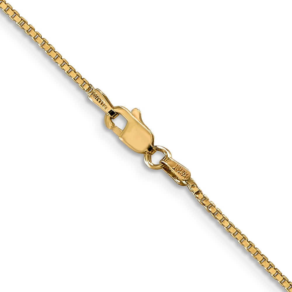 Gold (10K & 14K) Box Chain — 1.1 mm