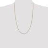 14K 26 inch 1.1mm Box with Lobster Clasp Chain