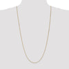 14K 30 inch 1.1mm Box with Lobster Clasp Chain