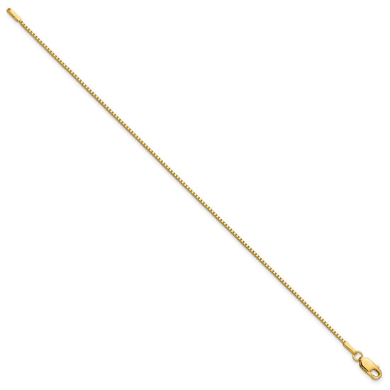 Gold (10K & 14K) Box Chain — 1.1 mm