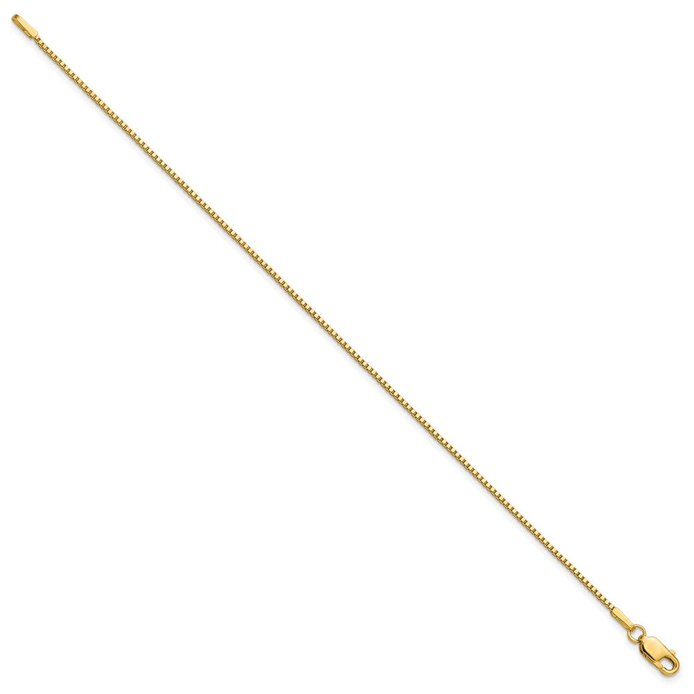 Gold (10K & 14K) Box Chain — 1.1 mm