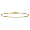 14K 8 inch 1.1mm Box with Lobster Clasp Bracelet