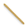 Gold (10K & 14K) Box Chain — 1.1 mm
