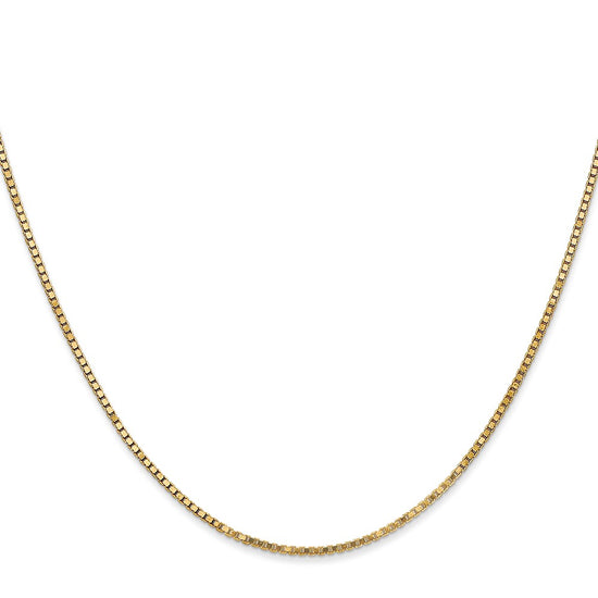 Gold (10K & 14K) Box Chain — 1.3 mm