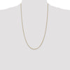 14K 26 inch 1.4mm Box with Lobster Clasp Chain