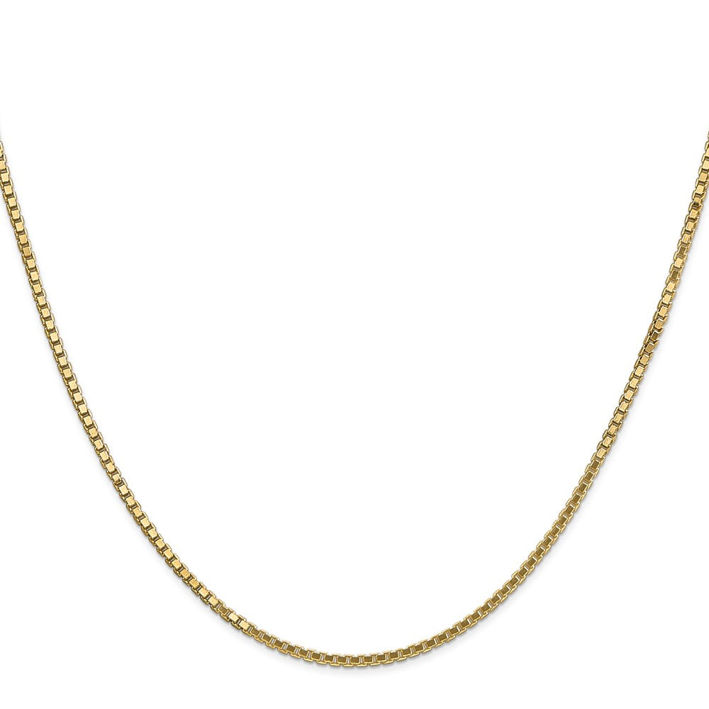 Gold (10K & 14K) Box Chain — 1.5 mm