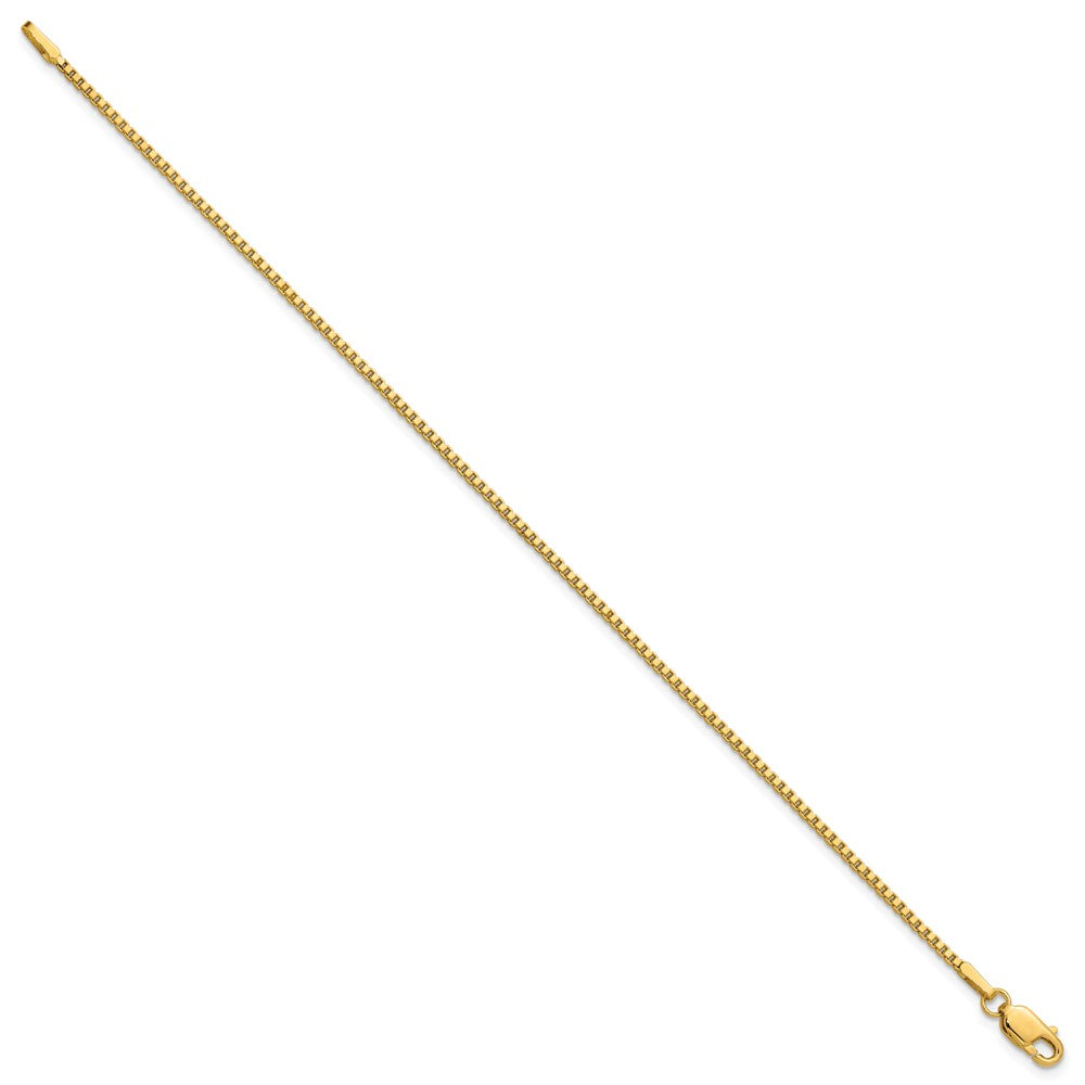 Gold (10K & 14K) Box Chain — 1.5 mm