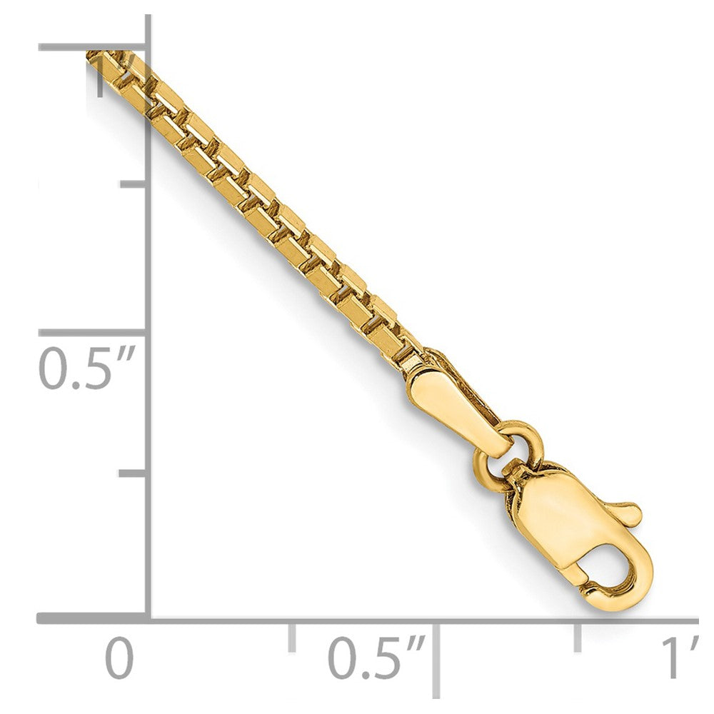 Gold (10K & 14K) Box Chain — 1.5 mm