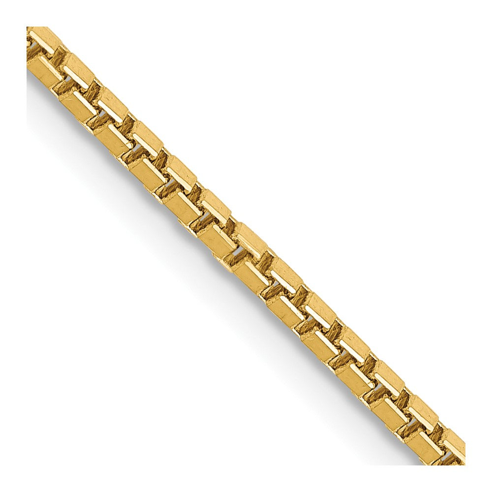 Gold (10K & 14K) Box Chain — 1.5 mm
