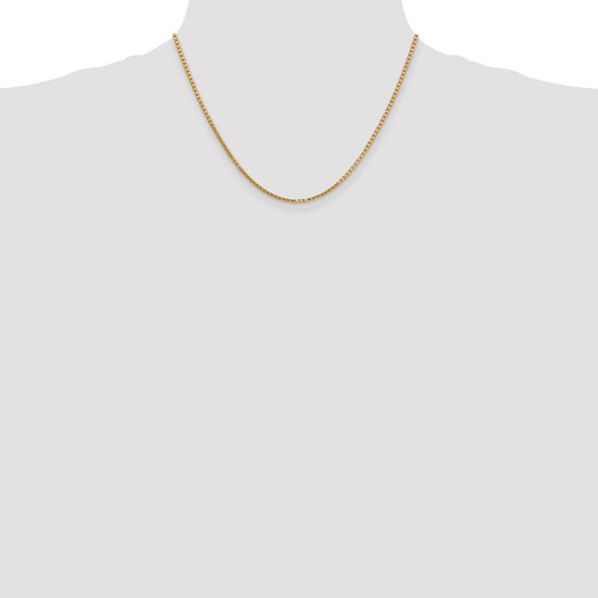Gold (10K & 14K) Box Chain — 1.9 mm