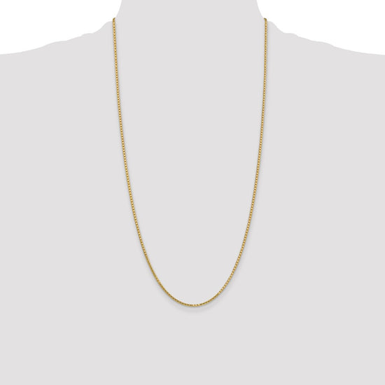 Gold (10K & 14K) Box Chain — 1.9 mm
