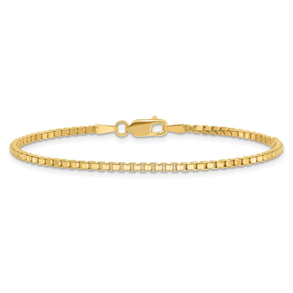 Gold (10K & 14K) Box Chain — 1.9 mm