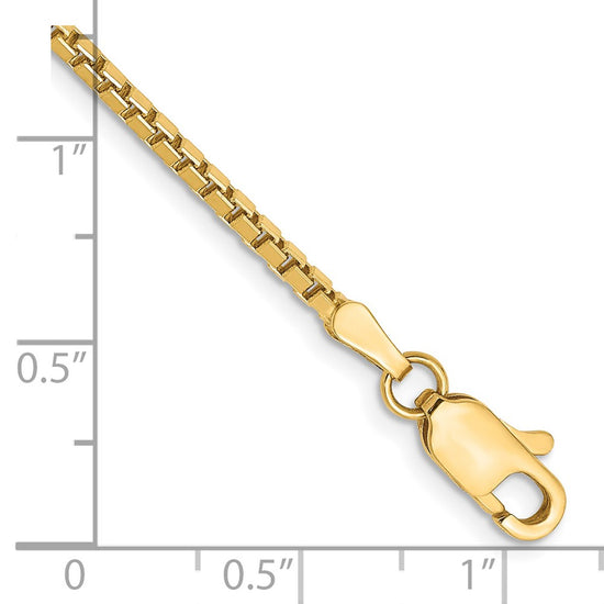 Gold (10K & 14K) Box Chain — 1.9 mm