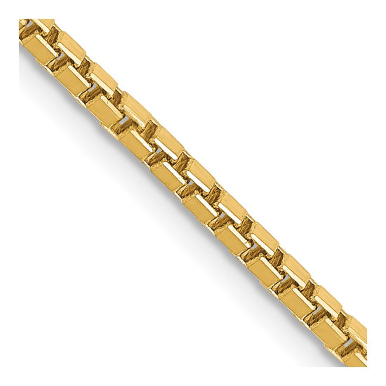 Gold (10K & 14K) Box Chain — 1.9 mm