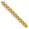 Gold (10K & 14K) Box Chain — 1.9 mm