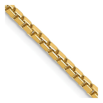 Gold (10K & 14K) Box Chain — 1.9 mm
