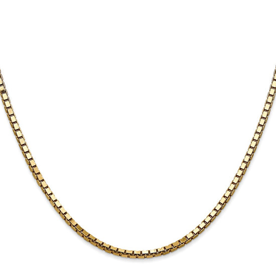 Gold (10K & 14K) Box Chain — 2.5 mm