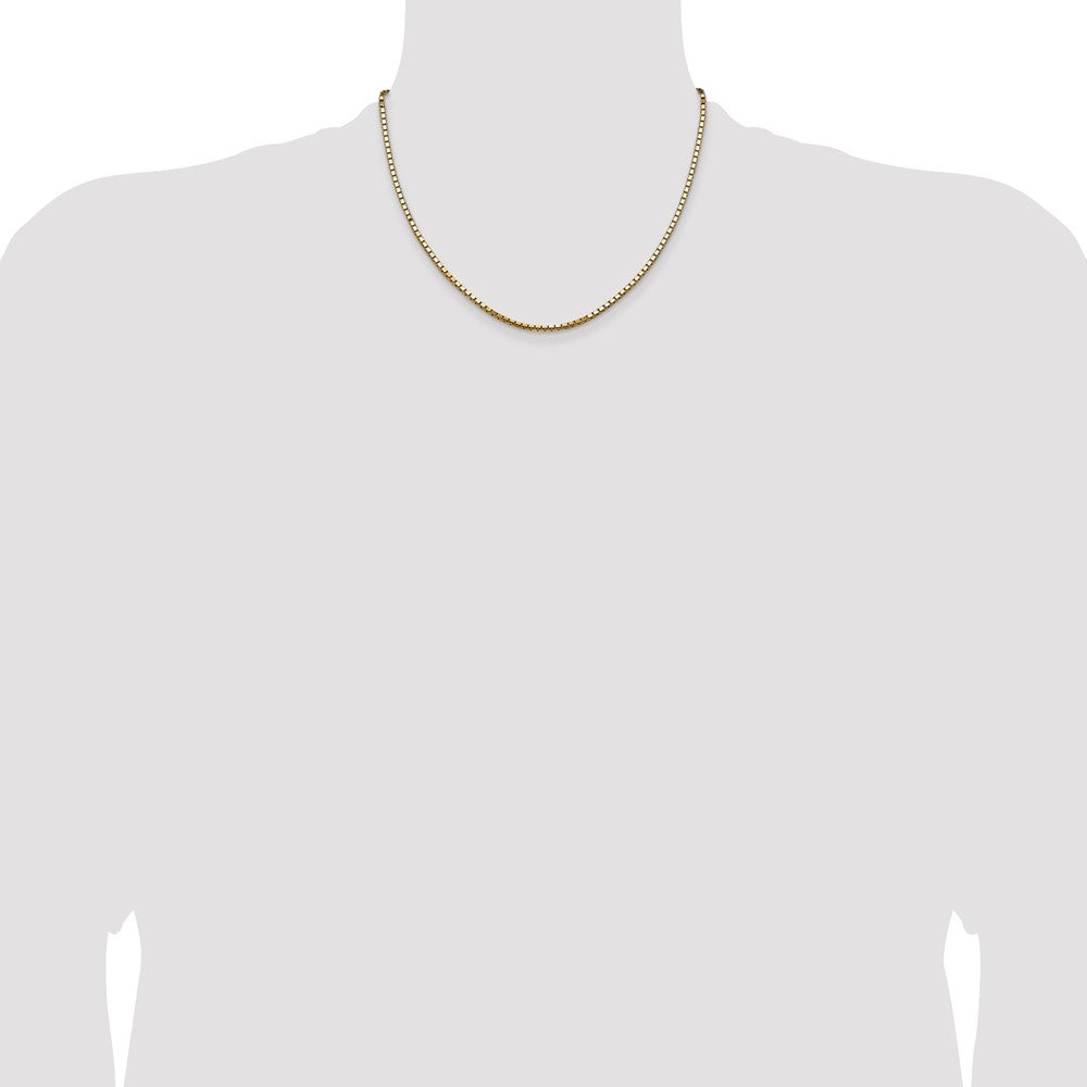 Gold (10K & 14K) Box Chain — 2.5 mm
