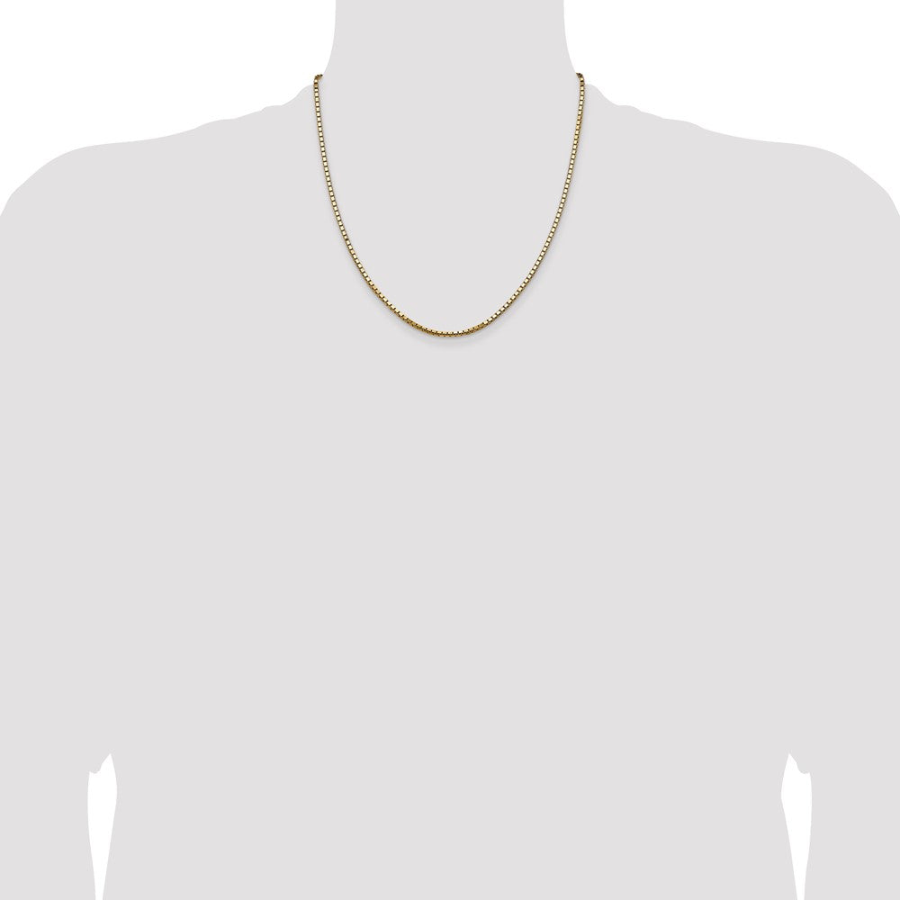 Gold (10K & 14K) Box Chain — 2.5 mm