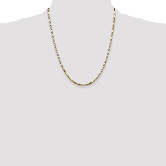 Gold (10K & 14K) Box Chain — 2.5 mm