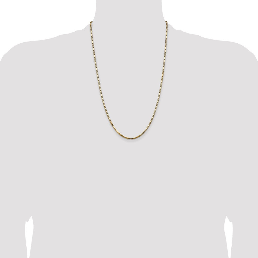 Gold (10K & 14K) Box Chain — 2.5 mm
