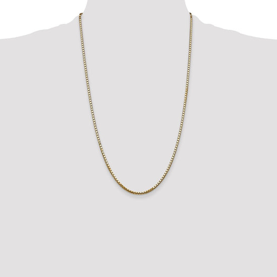 Gold (10K & 14K) Box Chain — 2.5 mm