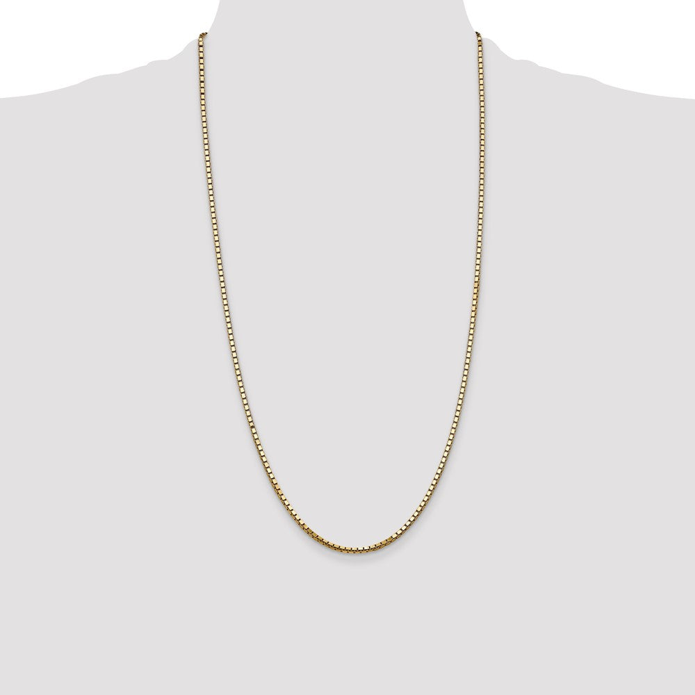 Gold (10K & 14K) Box Chain — 2.5 mm