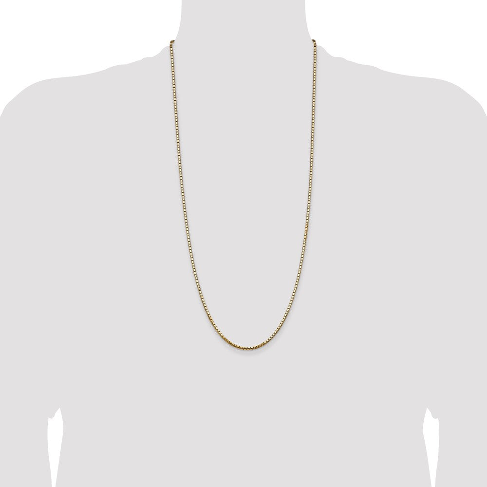 Gold (10K & 14K) Box Chain — 2.5 mm