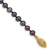 14k Colored Near Round Freshwater Cultured Pearl Bracelets