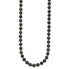 14k Black Near Round Freshwater Cultured Pearl Necklaces