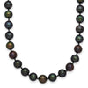 14k Black Near Round Freshwater Cultured Pearl Necklaces