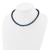 14k Black Near Round Freshwater Cultured Pearl Necklaces