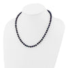 14k Black Near Round Freshwater Cultured Pearl Necklaces