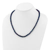 14k Black Near Round Freshwater Cultured Pearl Necklaces