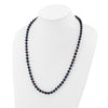 14k Black Near Round Freshwater Cultured Pearl Necklaces