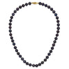 14k Black Near Round Freshwater Cultured Pearl Necklaces