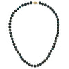 14k Black Near Round Freshwater Cultured Pearl Necklaces