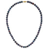 14k Black Near Round Freshwater Cultured Pearl Necklaces