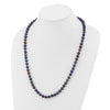 14k Black Near Round Freshwater Cultured Pearl Necklaces