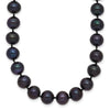 14k Black Near Round Freshwater Cultured Pearl Necklaces