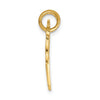 Gold Break-apart Heart and Key Charm