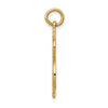 Gold Polished Dollar Sign Pendants