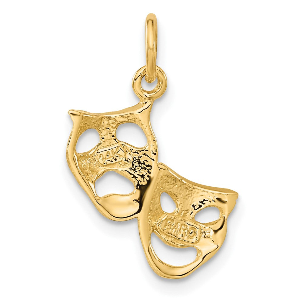 Gold Comedy/Tragedy Charm