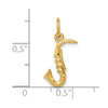 14k 3-D Saxophone Charm