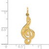14k Treble Clef Charm