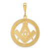Gold Polished Masonic Pendants