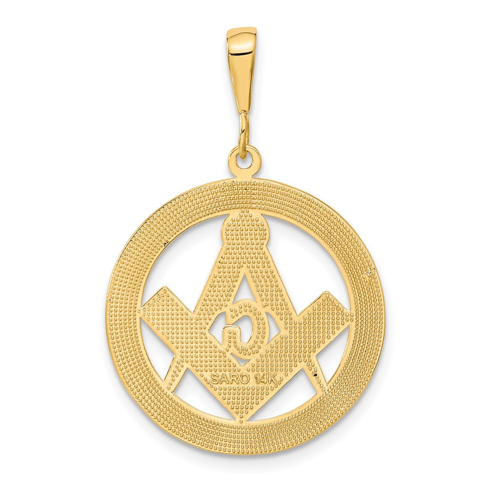 Gold Polished Masonic Pendants